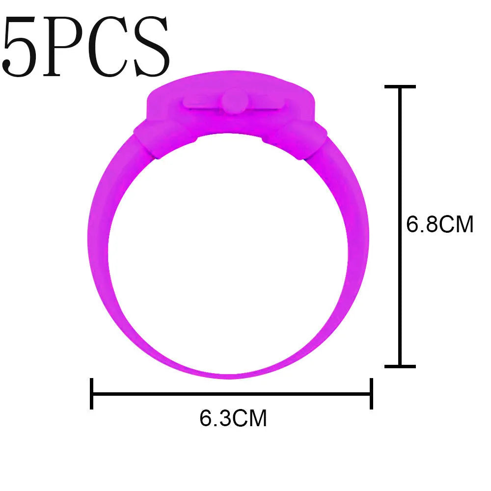 Portable hand sanitizer dispenser silicone wristband with refill cap, black band holding 6mL bottle