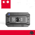 Grey ABS plastic mobile gaming converter set with keyboard and mouse throne for USB connection
