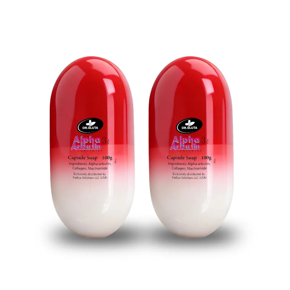 Alpha Arbutin 3 Plus capsule soap bar 100g for skin whitening and brightening