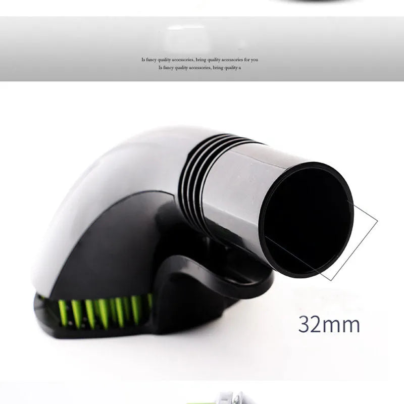 Black and green pet grooming brush with TPE head for removing loose hair from dogs