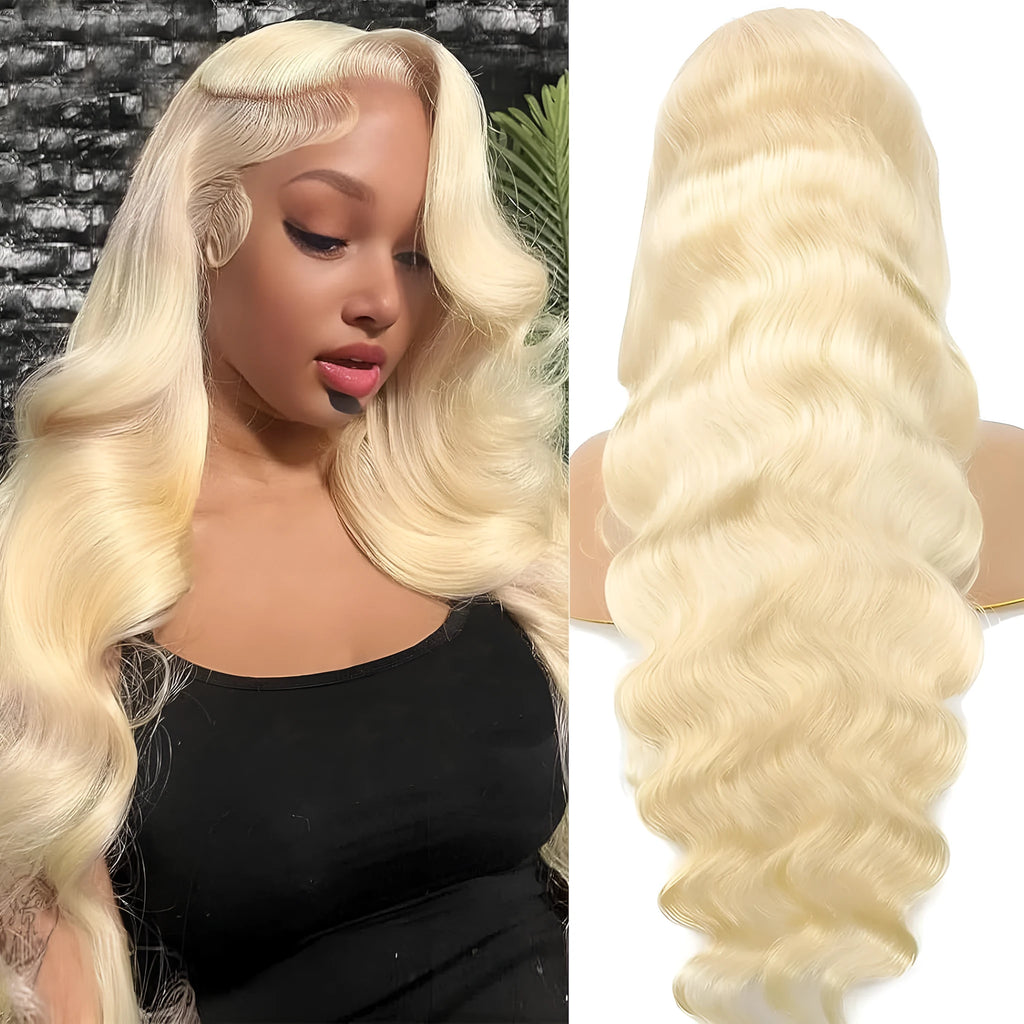 Women's synthetic lace front wig with bouncy medium-long curly hairstyle in M1/539/613# colour blend.