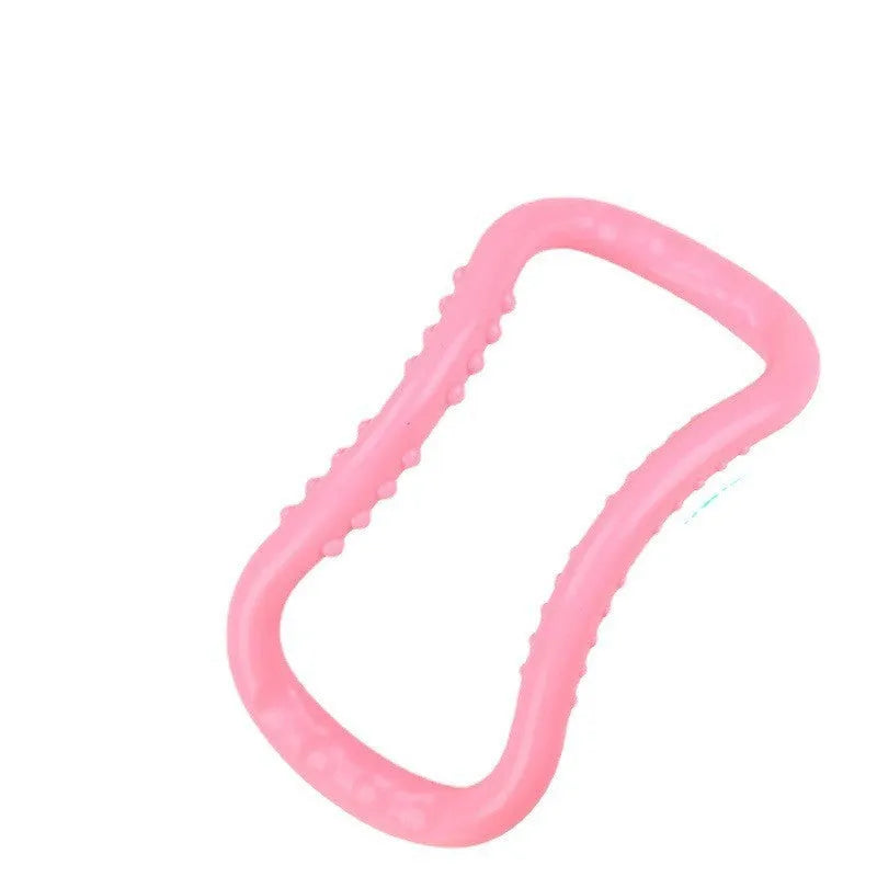PP yoga stretching ring for Pilates and back exercises in purple, blue, or pink colour options.