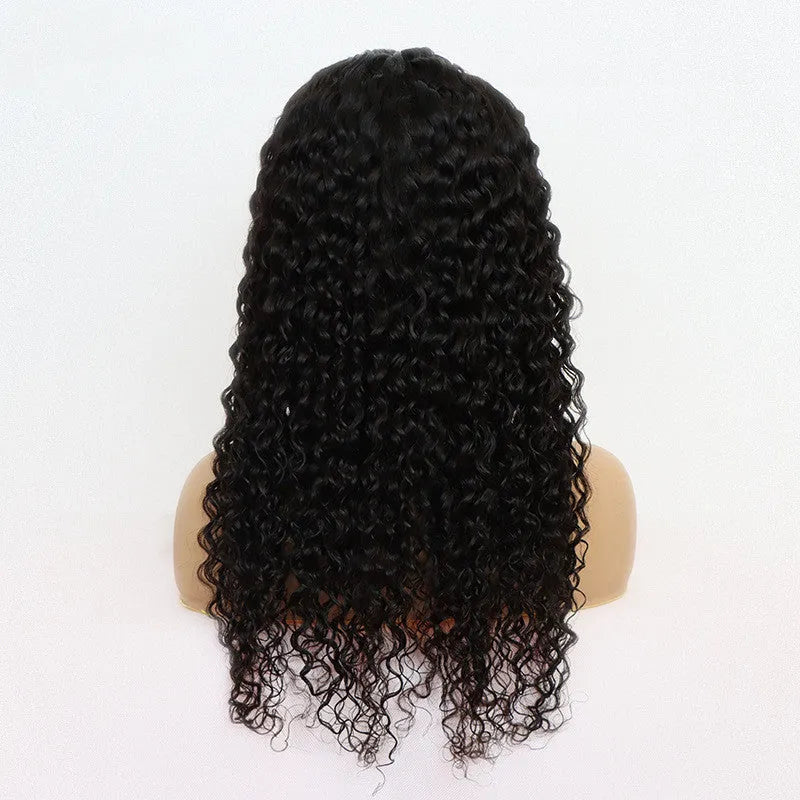 Brazilian Water Wave headband human hair wig photo colour option for ladies