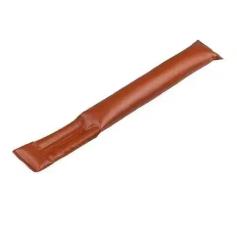 PU leather car seat gap strip in black, beige, brown, and grey colour options