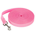 Nylon long rope pet leash in five colours, three sizes, for dog walking and training