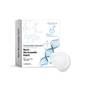Four nano microneedle skin patches in a pack with botanical ingredients.