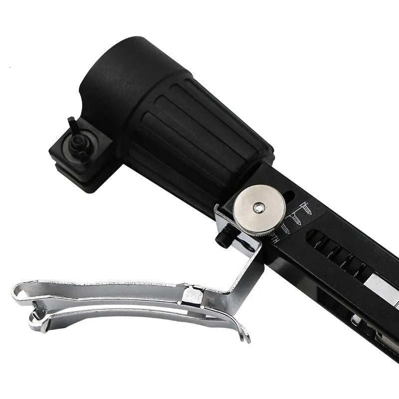 Chain screw gun head set with metal construction and stainless steel components