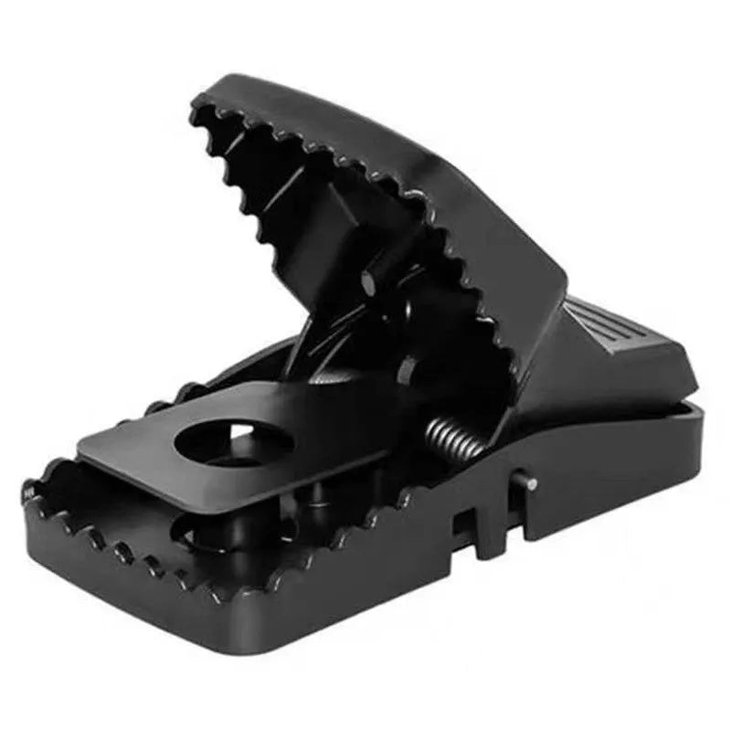 Automatic humane mouse trap cage in metal or plastic, shown in small, medium, and large sizes for indoor use.