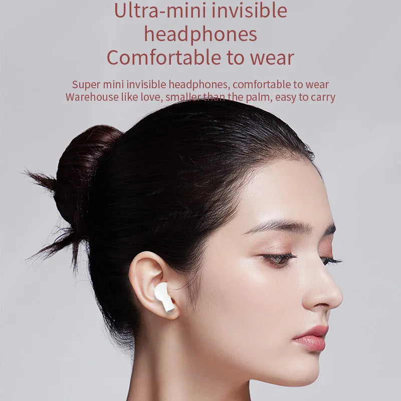 K520 creative rotatable Bluetooth earphones in black, white or pink colours