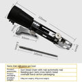 Chain screw gun head set with metal construction and stainless steel components