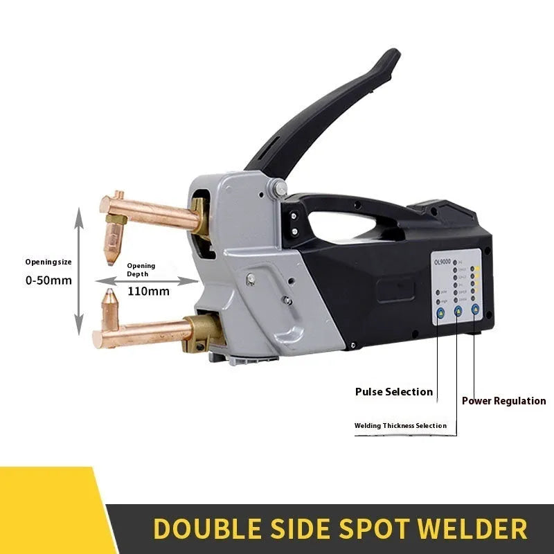 OL8000 double-sided spot welding machine with manual control and welding heads