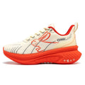 Men's low-top running shoes in various colours with rubber sole and PU mesh upper.