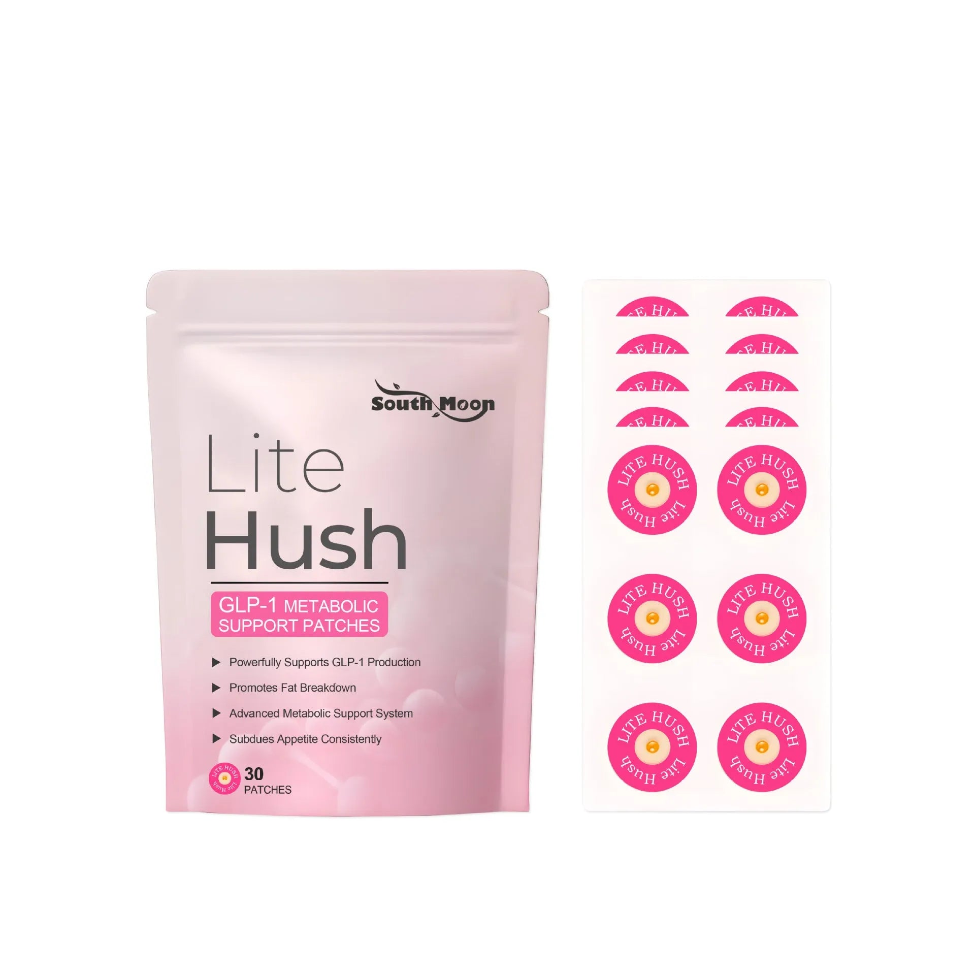 Pack of 30 body care adhesive patches for gentle daily nursing on universal skin type