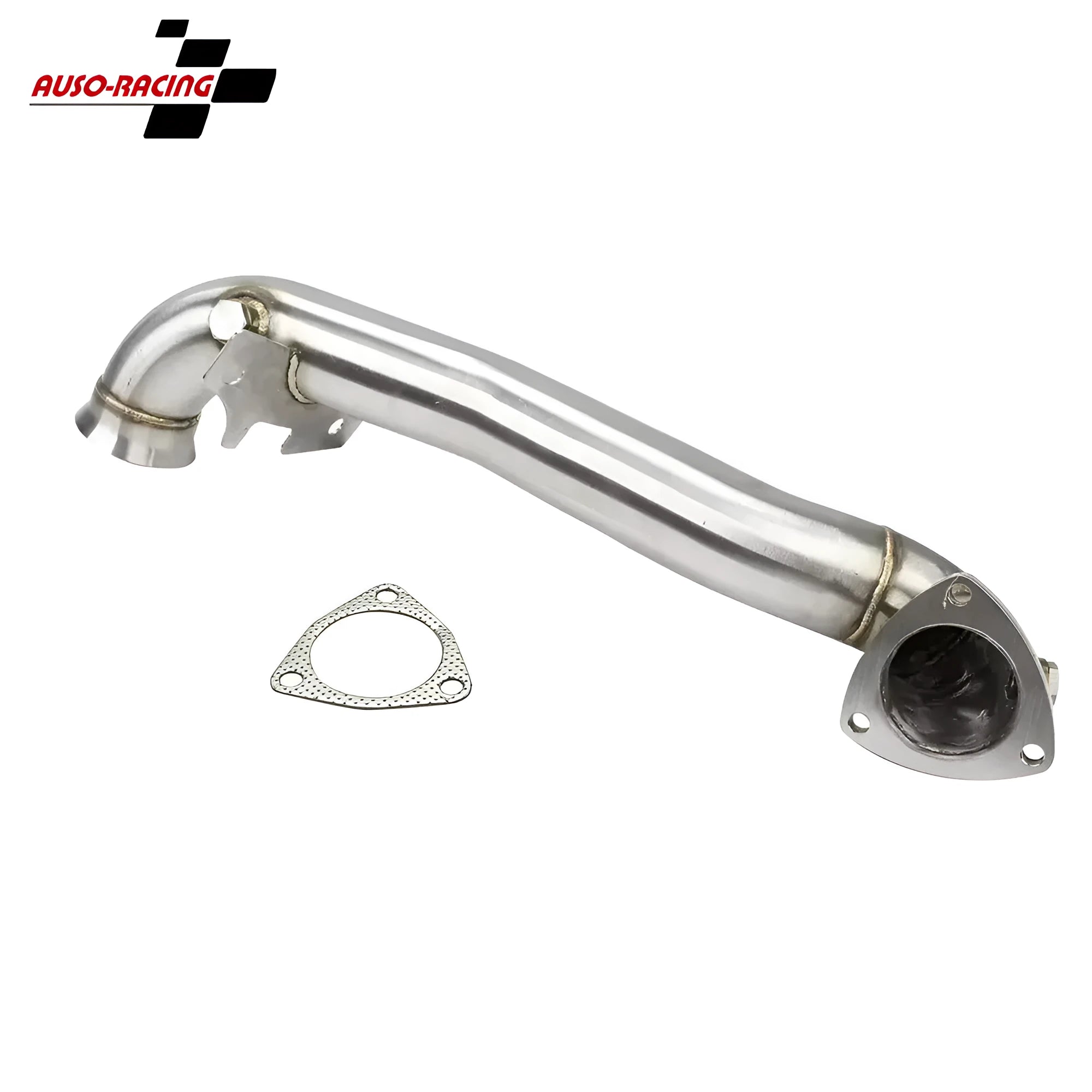 Silver stainless steel exhaust pipe for Mini Cooper 1.6 turbo 2007-2016 models