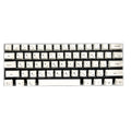 Japanese character keycap set with 100 white sublimation printed keycaps for mechanical keyboard customisation