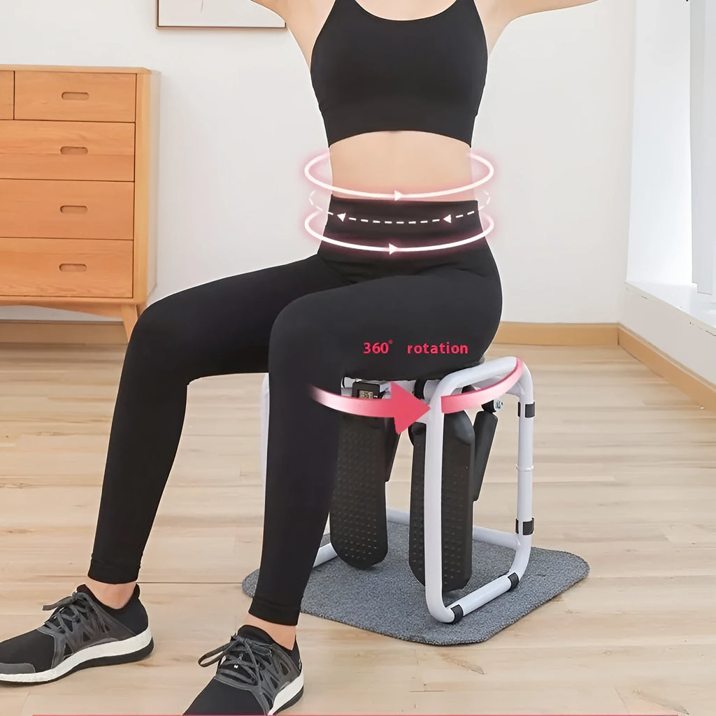 Black hydraulic elliptical jogging machine with carbon steel frame and PVC parts, compact 44x36x33cm size for home use