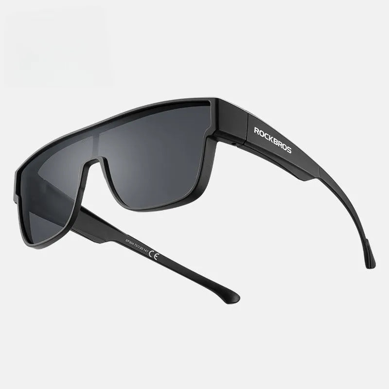 Cycling goggles with polarised lenses and large TR frame in multiple colour options