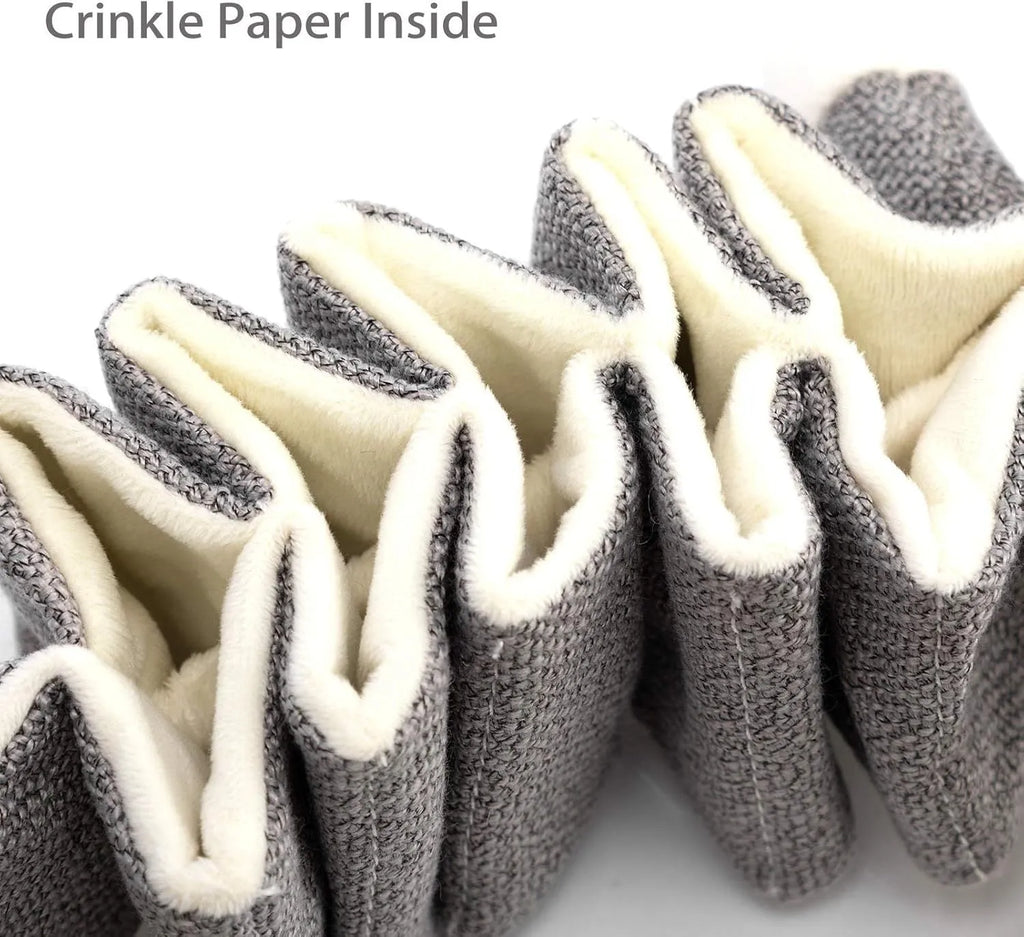 Grey koala squeaky dog toy with crinkle paper, measuring 30cm long.