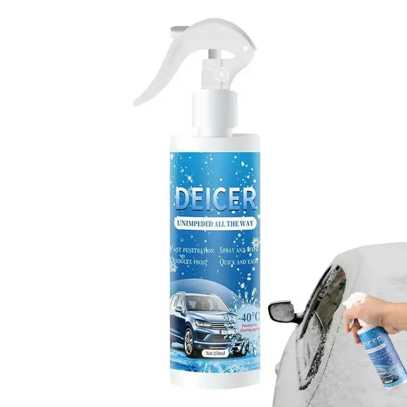 250ml aerosol car deicing spray can with trigger nozzle for winter windscreen clearance