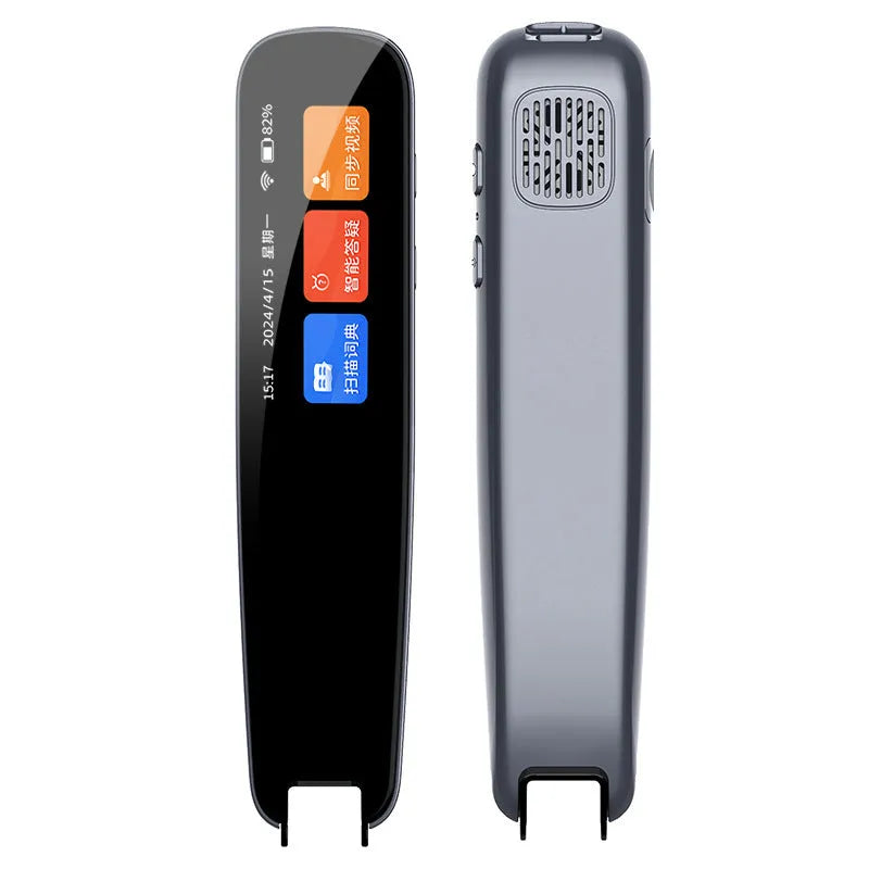 Universal offline talking pen with scan translation function in dark grey colour