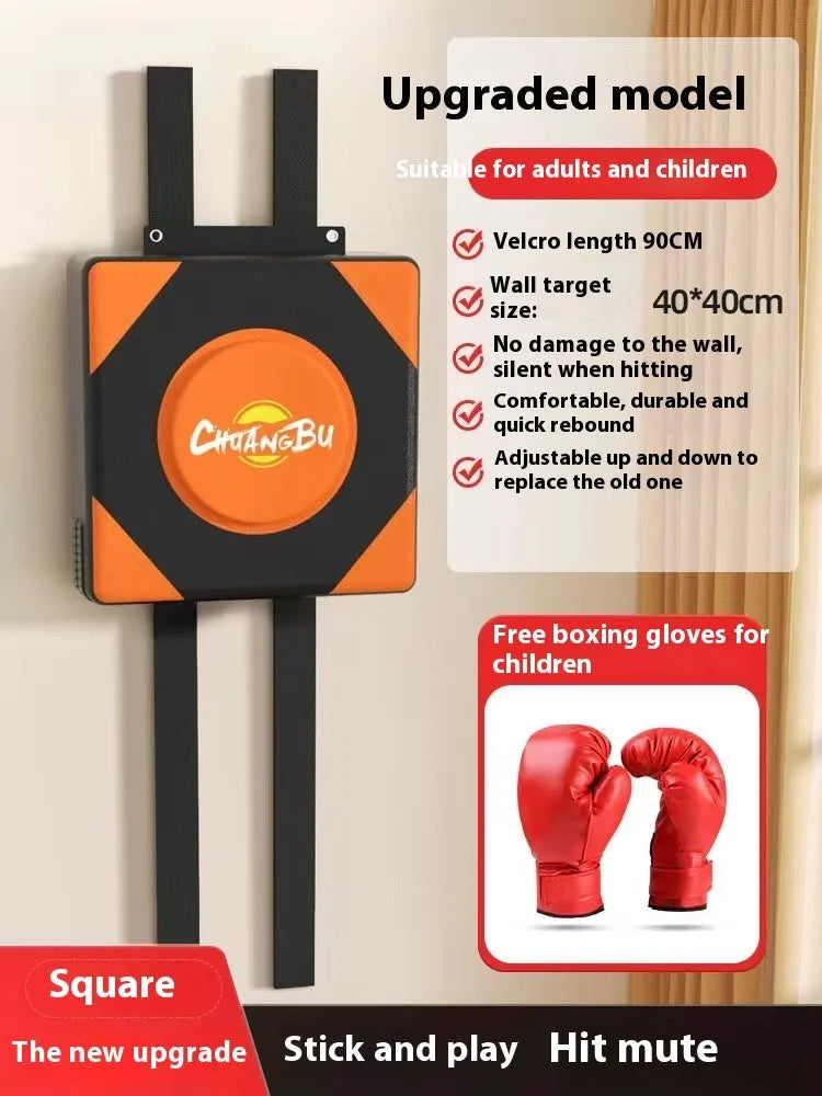 Hanging boxing wall target with multiple size options including round and square shapes