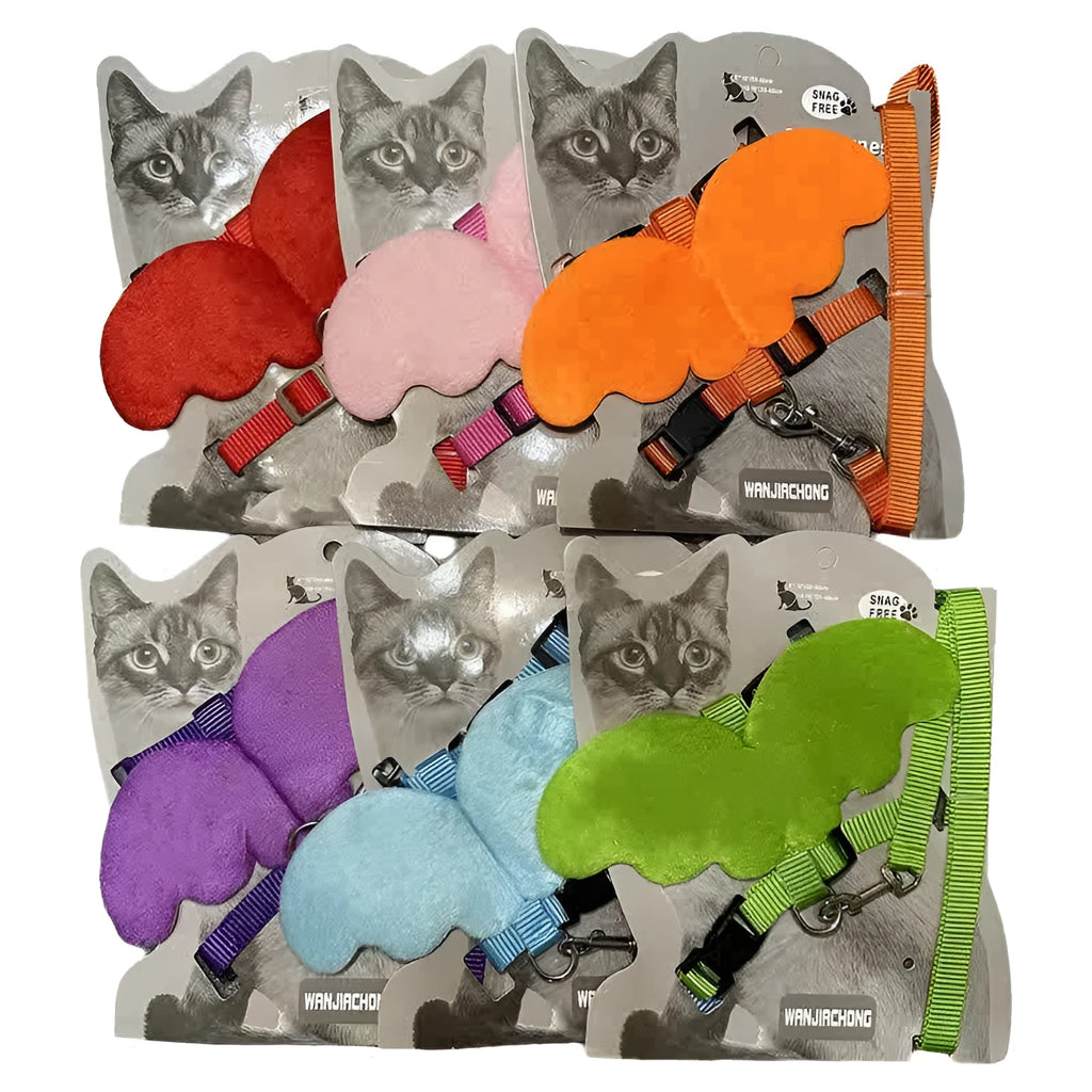 Universal pet chest strap harness for dogs and cats under 6kg in multiple colours