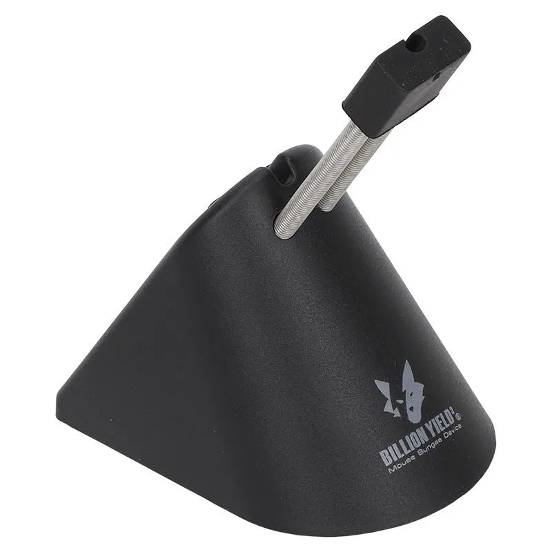 ABS plastic gaming mouse cable holder bracket in black or white colour options