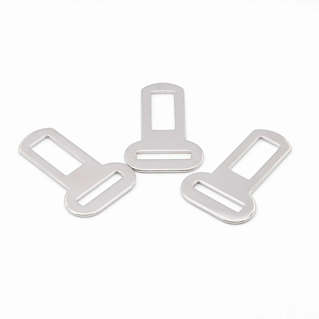 Silvery 26mm metal pet safety buckle for leash and restraint applications