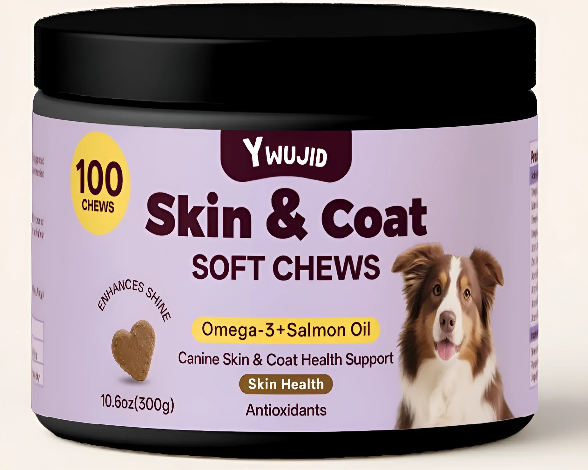 300g can of Skin Beauty Hair Soft Granules pet supplement for coat health