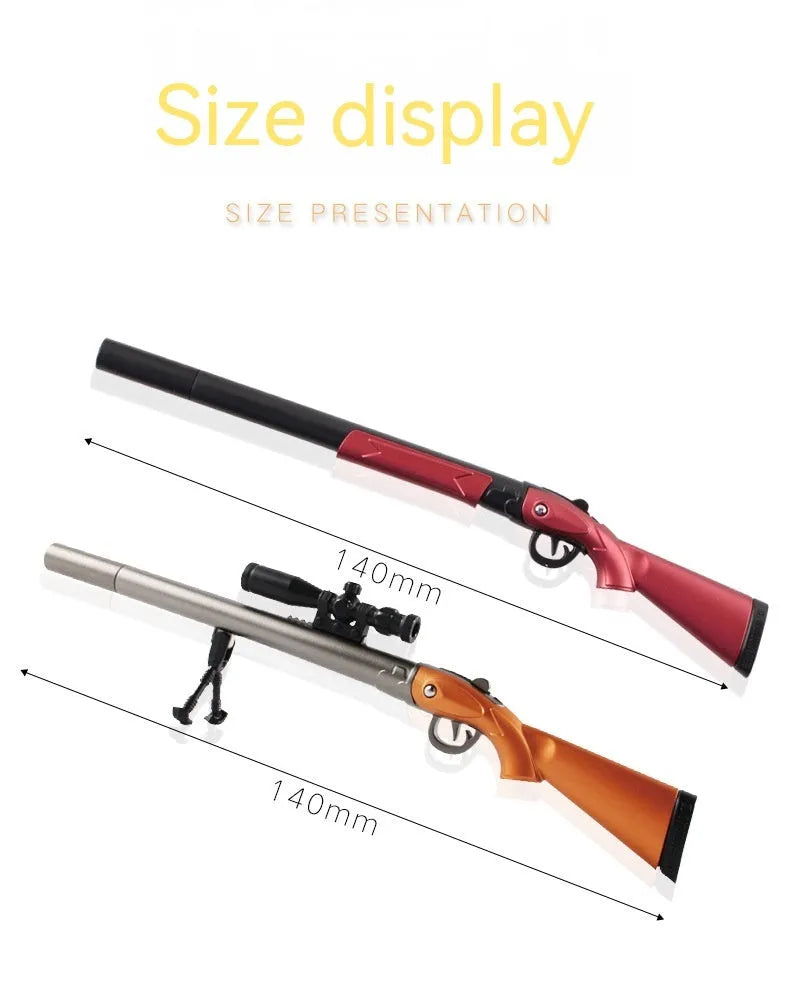 98K sniper rifle replica gel pen with 0.5mm tip and black ink