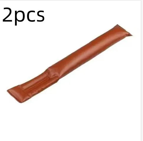 PU leather car seat gap strip in black, beige, brown, and grey colour options