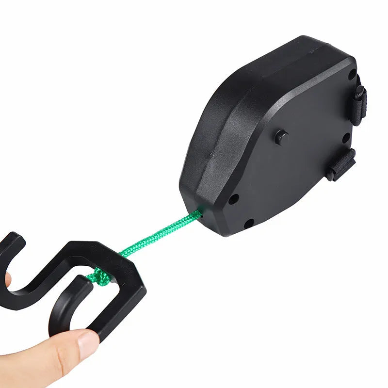 Black plastic/resin bicycle trailer rope for parent-child mountain bike trailer attachment