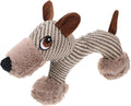 Monkey and puppy design plush dog toys with squeakers for large dogs