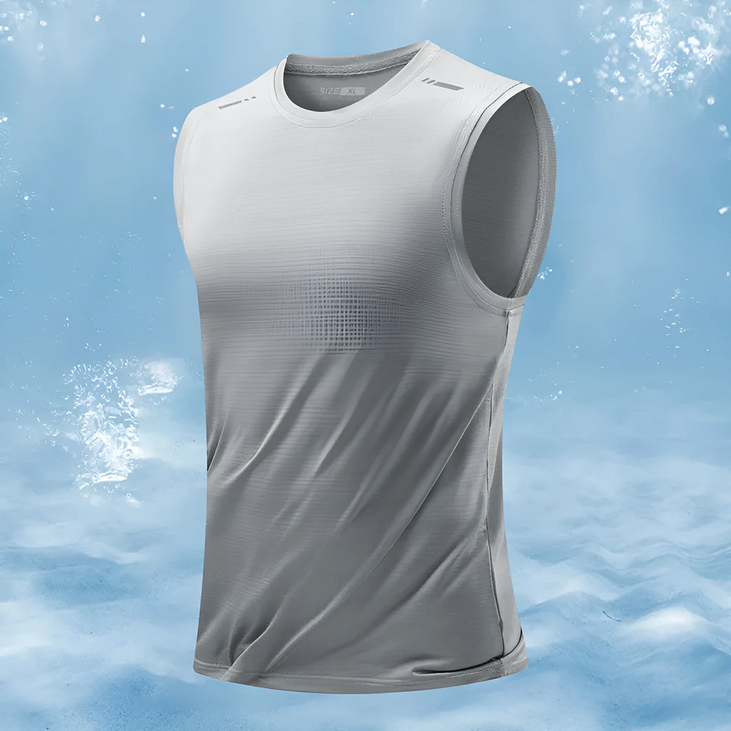 Men's loose fit bamboo fibre waistcoat in multiple colour options with straight hem design