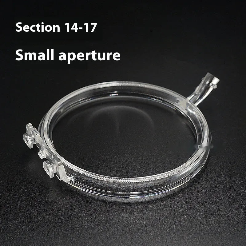 12V yellow light guide tube for front headlight angel eyes, large aperture variant for 11-17 cars