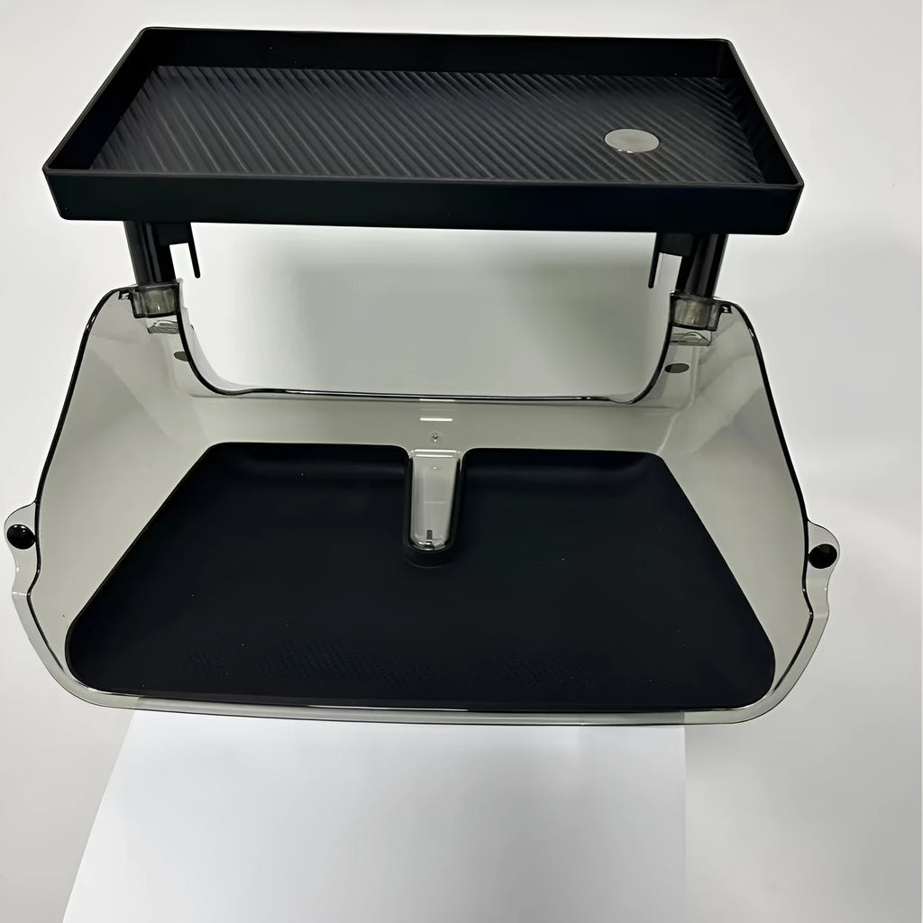 Black ABS storage box for Tesla Model 3 and Model Y centre console under-screen area