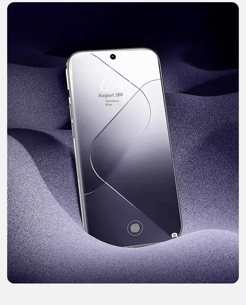 Anti-peep tempered glass screen protector for iPhone 16 Pro Max with ultra HD clarity and 9H hardness