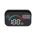 M22 GPS HUD head-up display with 3.5in HD LED screen and universal OBD cable for car dashboard