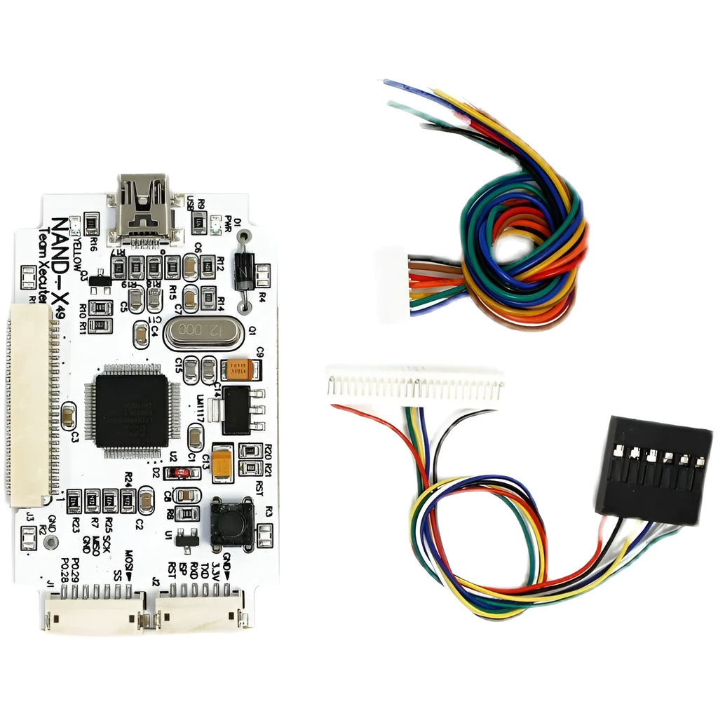 Simplified Xbox 360 NAND-X programming tool kit with USB interface for console flashing
