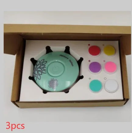 Baby electric nail polisher set with gentle grinding heads for newborn nail care