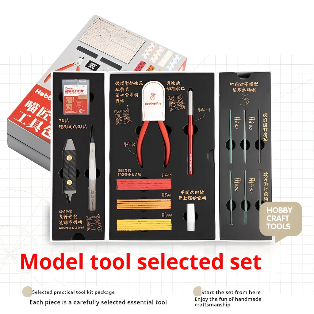 Meow Maker Model Tool Featured Set metal tools for Meow Craftsman New Hand Suit miniature modelling