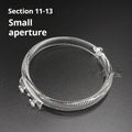 12V yellow light guide tube for front headlight angel eyes, large aperture variant for 11-17 cars