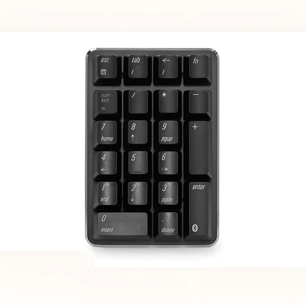 Magic Egg Bluetooth wireless mechanical numeric keypad on a desk