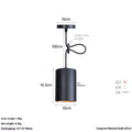 Matte black retro iron cage chandelier light fixture with open design for user's choice of bulb.