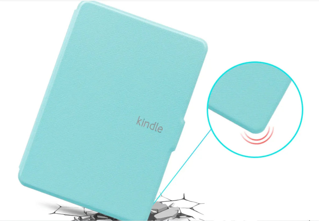 Kindle Paperwhite case in microfiber leather with 170mm by 120mm dimensions