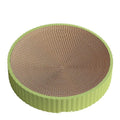Round green cat scratching board and lounging nest, 55 cm diameter, with replaceable centre