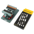 Multifunctional mobile phone repair clamp with silicone grips and included crowbar tool.