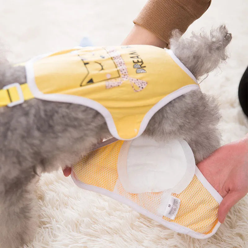 Pet protection mat dog physical pants non-woven fabric protective pad 30 pieces pack