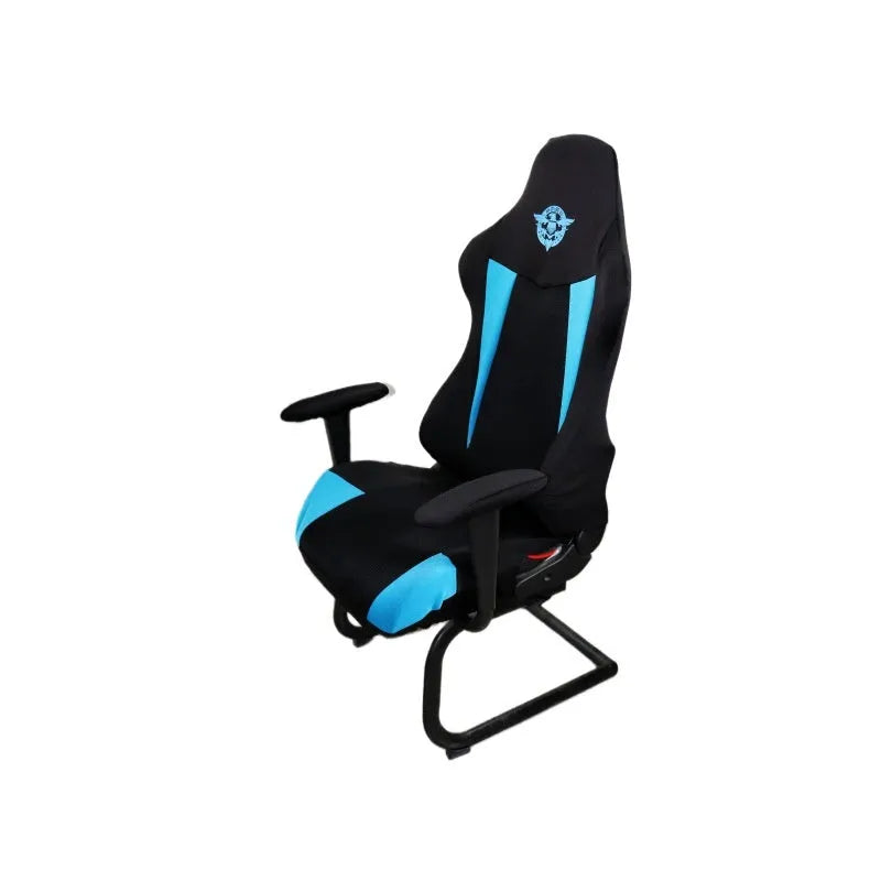 Polyester chair cover set for home computer chair measures 80x88cm oval shape includes backrest seat and armrest covers