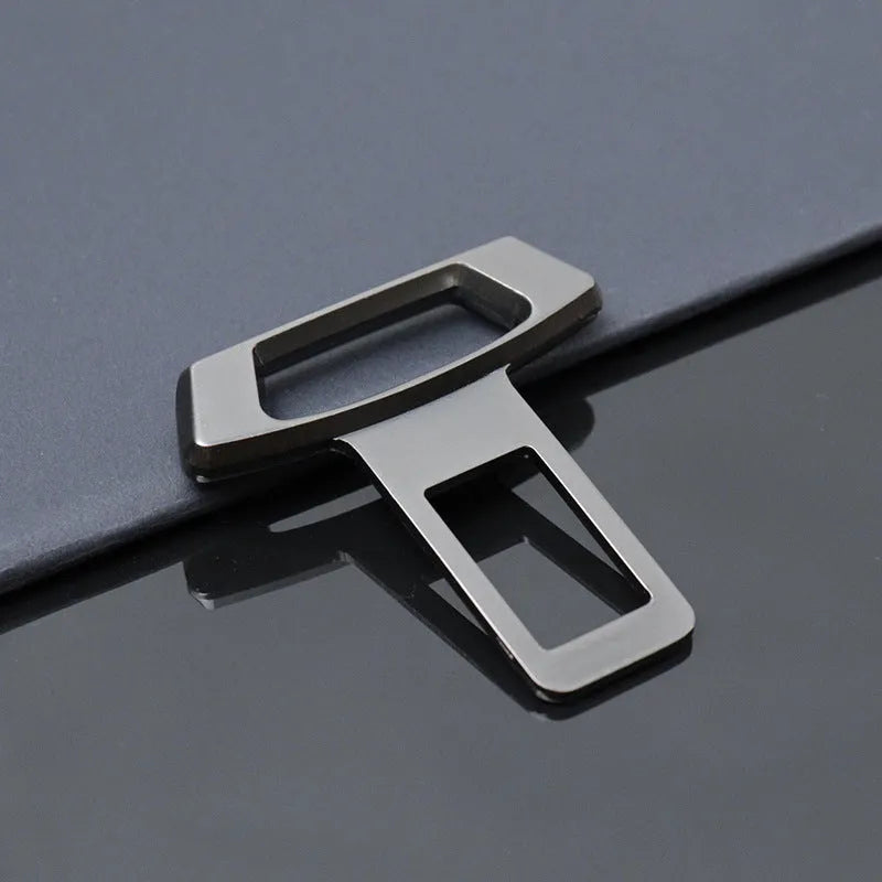 Metal car interior silencer insert shown in matte black, gold, and silver colour options.